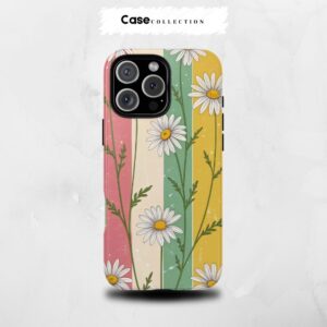 Étui Marguerites des Champs Rétro