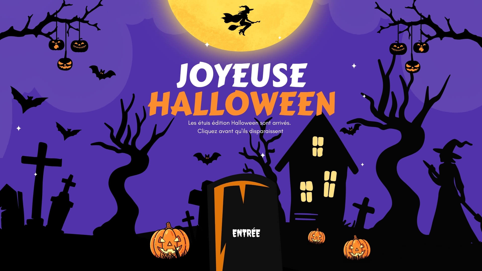 Voir la collection d'étuis d'Halloween